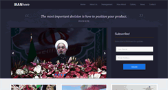 Desktop Screenshot of iranhere.com