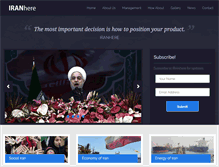 Tablet Screenshot of iranhere.com